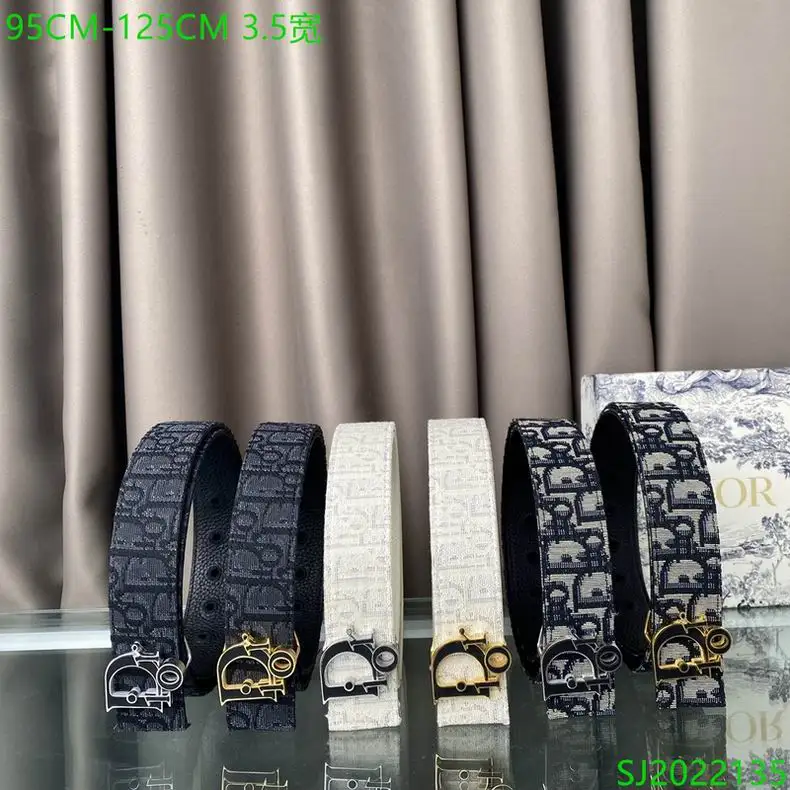 Dior belt 35mmX95-125cm 7D11
